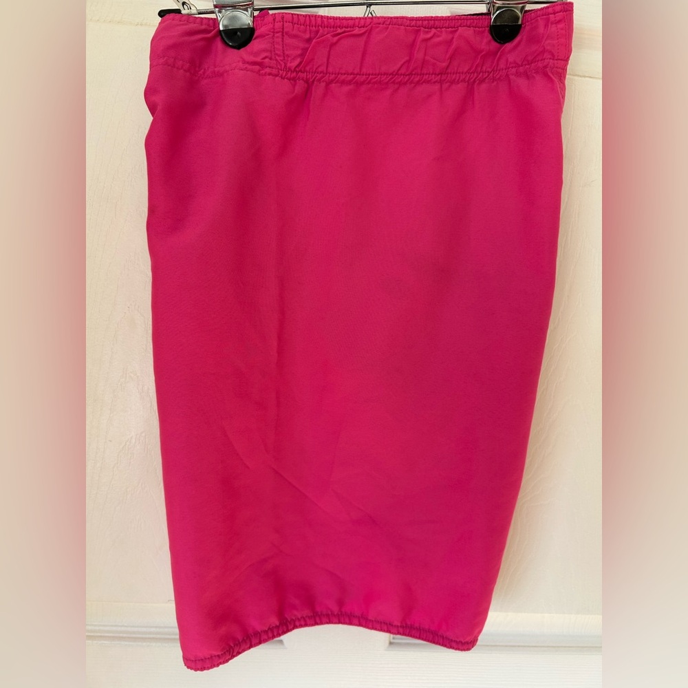 Hot Neon Pink Carbon Board Shorts